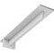 Ekena Millwork Heaton Hidden Support Steel Bracket w/ 12" Support Depth, Hammered White 3"W x 16"D x 2"H BKTM03X16X02HEHWH - alternate 1